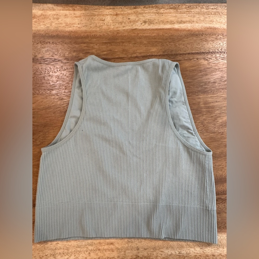 Garage Light Gray Ribbed Top - Picture 3 of 3